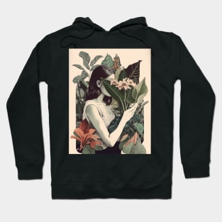 Girl with plants Hoodie